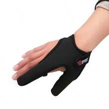 1pc Lure Fishing Anti-Slip Two-Finger Protective Sleeve, Spinning Reel Anti-Cut Finger Guard, Thickened Finger Cover For Fishing, Casting And Fly Fishing, For Men - Multicolor - View 2