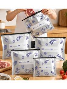 30/10/2pcs Opaque Sealed Food Storage Bags, Extend Food Shelf Life, Sealed Food Packaging Bags, Freezer Storage Bags, Refrigerator Storage And Organization, Kitchen Essential Tools, Home Decor, Gifts - View 4