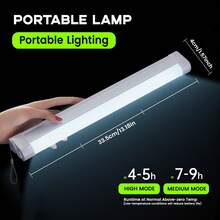1pc LED Lighting Lamp, USB Fast Charging, Long Battery Life, Wide Lighting Range, Multiple Dimmable Modes, Magnetic Attachment And Convenient Hook, Portable, Suitable For Various Occasions, Can Be Used For Camping, Travel, Tents, Hiking, Street Vending, Car Repair, Wild Animal Deterrence, Photography Fill Light, Study Lighting, Farm, Power Outage Emergency - DBL-y1005 - View 9