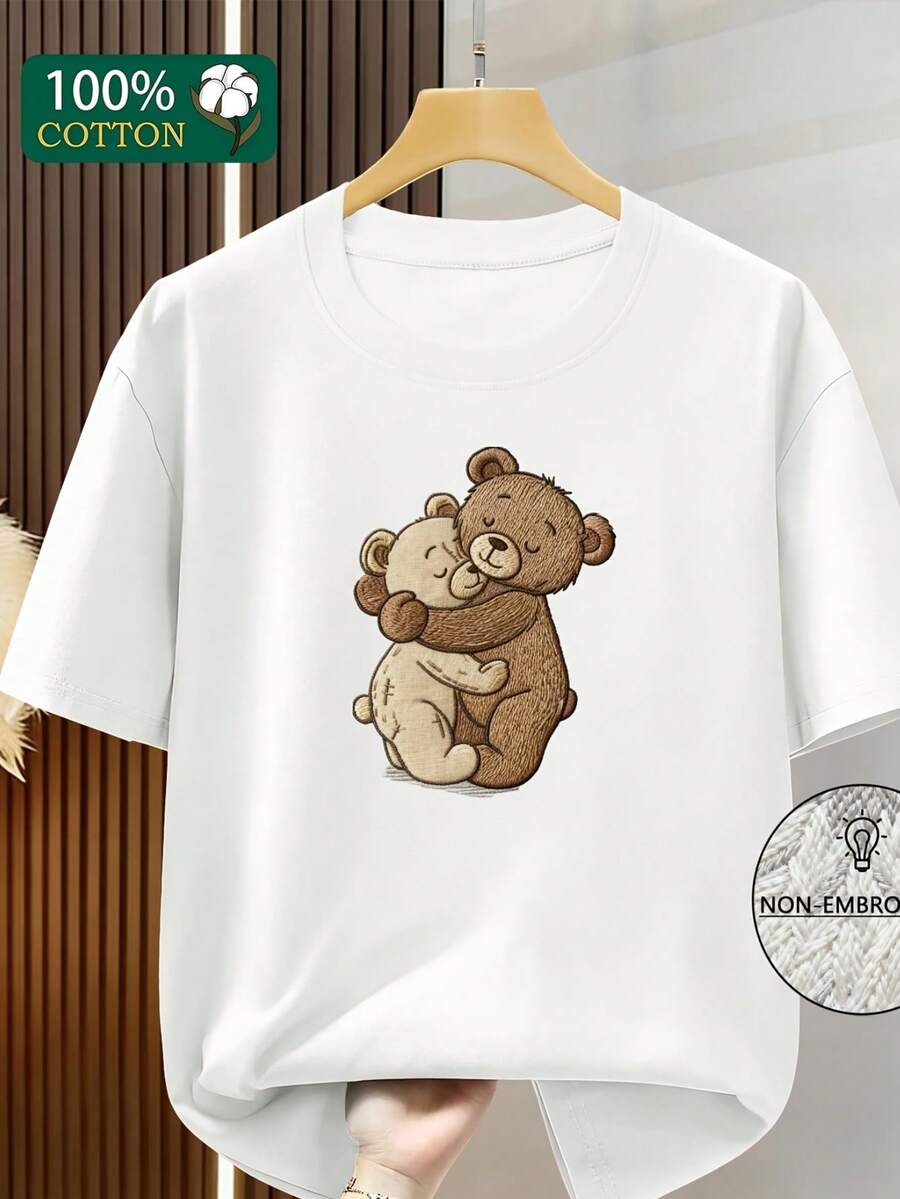 Women T-Shirts - 白色 - 查看 1