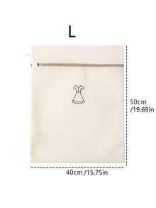 1/6pcs Embroidered Mesh Laundry Bag Set, Fine Protective Washing Machine Bags For Underwear Sweater Pants, Anti-Snagging Delicate Garment Care Organizer Storage - View 13