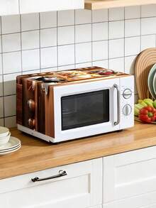 1 buah Penutup Debu Oven Motif Anak Kucing, 85x35cm Desain Anak Kucing Koki Lucu Penutup Debu Microwave, Penutup Anti Debu Peralatan Rumah Tangga dari Poliester yang Dapat Dicuci, Pelindung Mesin Dekoratif untuk Dapur dan Ruang Makan Rumah Tangga, 2D Datar - anak kucing - View 7