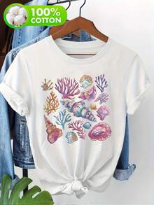 Women T-Shirts - 白色 - 查看 8