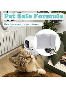 50pcs Disposable Activated Carbon Formaldehyde Removal Odor Absorber Bags, Suitable For Pets And Home Use, Contains Powerful Purifying Carbon, Moisture-Proof Packaging - Multicolor - View 5