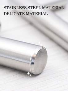 8 buah Gagang Laci Stainless Steel Warna Perak Mengkilap Panjang, Gaya Minimalis Nordik untuk Lemari Rumah, Dilengkapi 16 Sekrup, Cocok untuk Dapur, Lemari Pakaian, Rak Buku, dan Laci Meja Samping Tempat Tidur - LS01 Perak - 8 buah - View 6