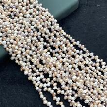 1 Strand 36cm Natural Freshwater Pearls Top Hole Rice Pearl Beads For Jewelry Making DIY Women Men Necklace Bracelets Handicrafts Accessories - Nugget Pearl - View 6