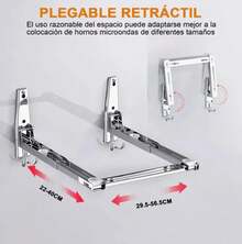 Microwave Oven Stand - Silver - View 4