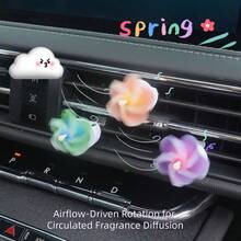 AD Cute Rotating Windmill Car Air Freshener, Air Vent Fragrance, Creative Cute Car Decor - Windmill Aroma Diffuser - View 12