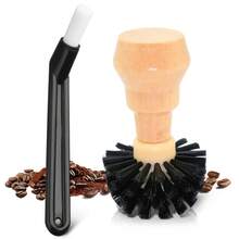 Concentrated Coffee Machine Cleaning Brush Set, Includes Handle Brush, Coffee Machine Brewing Head Brush, Coffee Handle Brush, Coffee Machine Brush, Suitable For Home And Office Use, Coffee Grime Cleaning Tool, Best Gift For Coffee Lovers - Multicolor - View 7