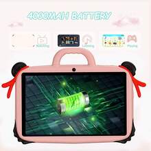 4GBRAM+64GBROM، جهاز لوحي محمول للأطفال بنظام أندرويد 13، يدعم توسيع حتى 128GB، شاشة عالية الدقة، كاميرات مزدوجة، واي فاي، بلوتوث، جهاز لوحي تعليمي، تطبيقات تعليمية مثبتة مسبقًا - متعدد الألوان - مشاهدة 7