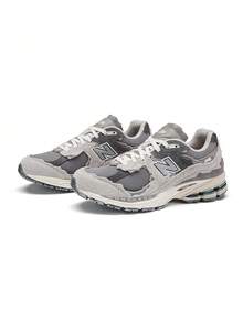 New Balance男鞋女鞋2026新款2002R系列復古跑步鞋運動休閒鞋老爹鞋M2002RDA - 灰色 - 查看 2