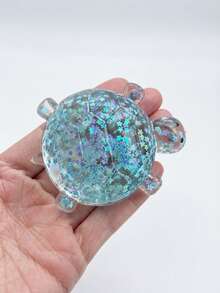 Cute Turtle Squishy Toy Glitter Star Liquid Gel Squeeze Toys Anti Stress Relief Slow Rebound Animal Fidget Toy Desk Decor Gift - Multicolor - View 13