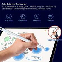 Universal Stylus Pen - Android Phone Tablet Capacitive Pen - Compatible With IPhone, Tablet Pen, Universal 2-In-1 Smart Drawing Stylus, Suitable For Capacitive Touchscreen, Compatible With IPad, Android Tablet, Apple Pencil, Windows And Phone - White - View 4