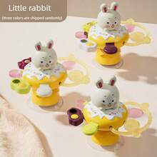 1pc Multifunctional Baby High Chair Suction Cup Spinning Toy Base, Detachable Educational Early Learning Grasping Soothing Toy, Cute Chick And Rabbit Styles, Birthday Gift, Christmas Gift, Holiday Gift, Random Shipment - Mixed Color - View 8