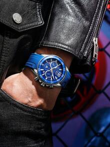 Foxbox LIGE Men's Watch Top Brand Stainless Steel Men's Watch Sports Calendar Waterproof Quartz Chronograph - Rose Gold - View 5