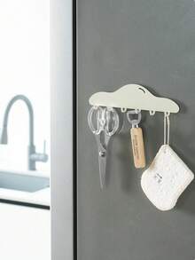 Cloud Magnetic Key Hook, Cute Metal Decorative Key Holder For Door And Refrigerator - View 5