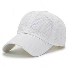 Solid Color Thin Quick-Dry Baseball Cap, Unisex Casual Lightweight Duck Bill Hat For Shopping, Spring/Summer Outdoor Essential - Unisex - View 9