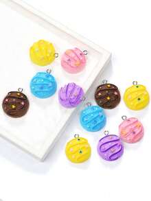 10/20/100pcs Star Ice Cream Ball Resin Charms DIY Necklace Bracelet Earrings Phone Chain Pendant - Ice Cream Ball - View 2