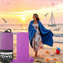 High Quality Microfiber Towel Premium Quick Dry Ultra 5 Sizes Absorbent Towel `` Portable Bag For Gym Yoga Beach Camping Travel - Multicolor - View 60