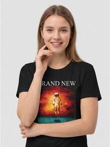 Men T-Shirts - 黑色 - 查看 4