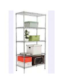 Estante Aramada Com Rodízio  90 Cm Maxime Utilidades - A - Visão 3
