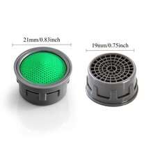 6pcs Faucet Pressure Booster Filter, Suitable For Kitchen, Sink And Bar Faucet, Universal Size, Easy To Replace And Install, Effectively Save Water, Filter Impurities And Prevent Splashing - Multicolour - View 4