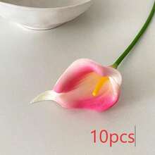 1pc/4pcs/10pcs Artificial Calla Lily Flowers, Realistic Floral Bouquet, Suitable For Valentine's Day Party, Garden Decor, Lifelike Texture, Suitable For Living Room, Bedroom, Dining Room, Office Decor, Spring Decoration - Black - View 19