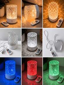 RGB Romantic Wave Light, USB Night Light, Suitable For Home Lighting And Atmosphere Creation, Applicable For Bedroom, Gaming, Birthday, Holiday, Date, Etc. Valentine's Day/Birthday/Christmas Gift - Wavy Style - View 3