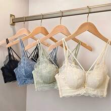 Enhance Your Bust! Spring Lingerie Set: Non-Wired Bra And Panties. - Cream White - View 7