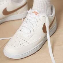 Nike New COURT Minimalist Versatile Durable Women's Low-Top Casual Sneakers - Sail White - View 5