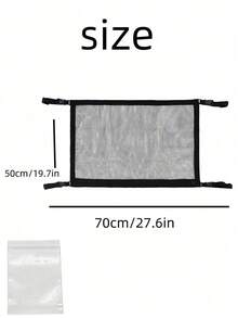 Car Ceiling Cargo Net Pocket Car Roof Storage Organizer Large Capacity Outdoor Hanging Pocket Adjustable Ceiling Storage Net Suitable For Family Long Trips Camping Picnic Traveling Keeps Cars Interior Tidy Outdoor Camping Accessories - Multicolor - View 11