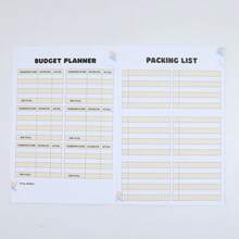 Diário de Viagem Multifuncional para Crianças, Escrever Desenhar Registrar Memórias de Viagem, Caderno de Viagem Pais-Filhos, Presente de Papelaria - Multicolorido - Visão 5
