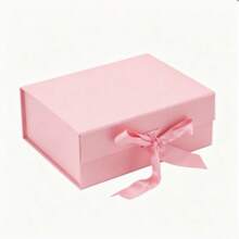 Magnetic Folding Gift Box With Satin Ribbon, Luxury Flip Top Gift Box, Wedding Birthday Holiday Gift Packaging Box, Suitable For Cosmetics Jewelry Gifts - Multicolor - View 8