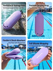 Goggle Case Silicone Anti Scratch Breathable Protective Box For Swim Goggles Youth Adults - Multicolor - View 6
