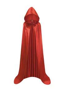 1 buah Jubah Berkerudung Halloween Unisex, Kostum Penyihir Vampir Penyihir Gagak Dewasa, Jubah Berkerudung Unisex - MultiWarna - View 16