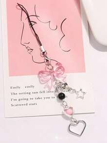 Women Bow Keychain, Cute Delicate Bow Pendant Bag Charm, Sweet Style Key Chain For Girls - Multicolor - View 4