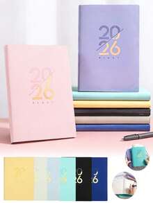 Diary Notebook, Vintage Diary Notebook For Women And Girls, Includes 2026 Calendar, 2026 Daily Planner Notebook, 365 Days Daily Planner For Students, Teachers And Professionals (English Version) - A5 Size Time Management Notebook - One Size - View 9