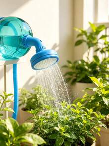 Portable Water Bottle Shower Head Adapter, Universal Water Bottle Shower Sprayer, Suitable For Outdoor Camping, Travel, Beach, Hiking And Pet Bathing, Lightweight Handheld Rinsing Tool For Personal Cleaning And Outdoor Activities - Multicolor - View 2