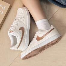 Nike New COURT Minimalist Versatile Durable Women's Low-Top Casual Sneakers - Sail White - View 3