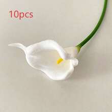 1pc/4pcs/10pcs Artificial Calla Lily Flowers, Realistic Floral Bouquet, Suitable For Valentine's Day Party, Garden Decor, Lifelike Texture, Suitable For Living Room, Bedroom, Dining Room, Office Decor, Spring Decoration - Black - View 17