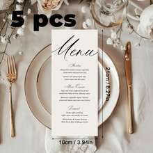 Custom Elegant Minimalist Wedding Menu, Personalized Modern Handwritten Dinner Menu, Editable Reception Menu, Minimalist Wedding Menu Card, Custom Menu Template, Elegant Wedding Supplies, Wedding Reception Menu, Engagement Party Menu, Bridal Shower Menu, Anniversary Dinner Menu, Customizable Menu Design - Multicolor - View 19