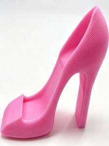Creative Red High Heel Phone Stand, 3D Printed, Perfect For Decorating Desk Or Bedside Table. It's A Valentine's Day Or Easter Phone Stand Decoration, Office Desk Decor, Gift Decoration. - High Heel - View 13