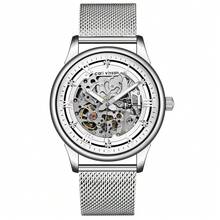 Montres mécaniques pour femmes - Boîtier noir R5043G-S02-4, surface noire, bracelet en maille noire - Voir 13
