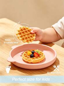 SCISHARE 1 pieza Máquina para hacer waffles mini de 4 pulgadas y 350W con enchufe de pared, hace waffles, hashbrowns y waffles keto de una sola porción, con revestimiento antiadherente de fácil limpieza - Verde - Ver 7