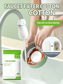 Faucet Filter Bag, Kitchen, Bathroom, Toilet, Thickened Material, Universal Faucet Filter Bag, Can Filter Sediment, Rust, Limescale, Tap Water Impurities, Well Water, Spring Water, Faucet Filter Bag Can Filter Rust And Impurities, Rotating Splash-Proof Filter Bag For Home, Faucet Filter Bag, Water Filter, Splash-Proof, Water Purification Bag, Filter, Cleaning Tool - Multi-color - View 5