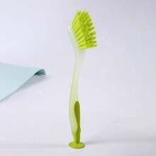 3Pcs/1pc Suction Cup Dish Brush Set, Soft Bristle Long Handle Cleaning Brush, Kitchen Sink Scrubber For Bowls, Pots, Pans, Stoves And Bathroom Cleaning - Multiple Styles - View 13