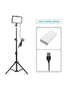 6-Inch Selfie Ring Light Stand Kit, Suitable For Live Streaming And Video, Great Gift For Birthday/Valentine's Day/Easter, For Him/Her - Black - View 7