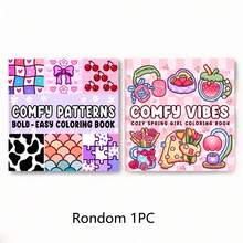 40 Pagine - 200g, Libro da Colorare alla Moda e Fresco, Stile Dolce e Rilassante, Schema di Colori Bianco e Rosa, Disegni Casual da Colorare, Adatto per Cancelleria e Forniture Scolastiche, Regalo Perfetto per Ragazze, Regalo per la Stagione del Ritorno a Scuola. - Atmosfera confortevole - Visualizzare 10