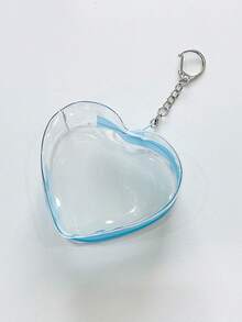 Túi đựng cáp dữ liệu hình trái tim 1 màu, túi búp bê bông mềm, túi kéo khóa mini, túi trượt PVC, túi đựng huy hiệu, túi trang trí ngoài trời cho trẻ em kèm móc khóa - Xem 12