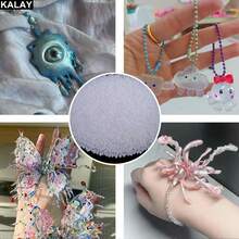 KALAY Moldable Thermoplastic Polymorph | Meltable & Reusable Plastic For Crafts, DIY, Cosplay, Modeling, Temporary Repair, Sculpting & Cosplay-100/500/1000/2000g 3.5/17.7 -35.3/70.6OZ Halloween Gifts - White - View 8